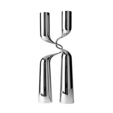 Load image into Gallery viewer, H Shaped Candle Holder - Silver, 30 cm