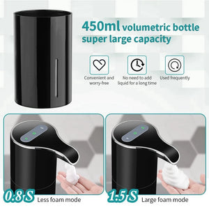 Automatic Foam Soap Dispenser - Black