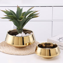 Load image into Gallery viewer, Planter Pot - Gold, 16 cm
