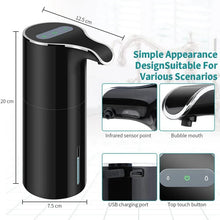 Load image into Gallery viewer, Automatic Foam Soap Dispenser - Black
