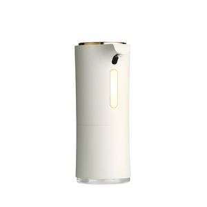 Minimal Automatic Foam Soap Dispenser - White & Gold