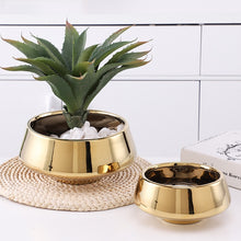 Load image into Gallery viewer, Planter Pot - Gold, 21 cm

