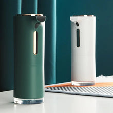 Load image into Gallery viewer, Minimal Automatic Foam Soap Dispenser - White &amp; Gold
