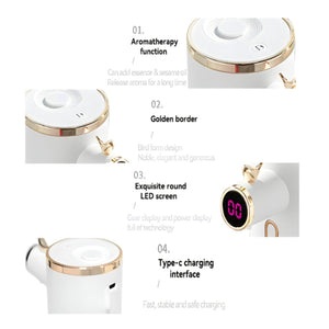 Automatic Foam Soap Dispenser - White & Gold