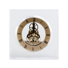 Load image into Gallery viewer, Crystal Antique Table Clock - Square
