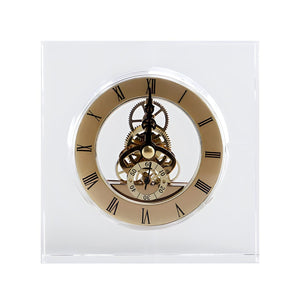 Crystal Antique Table Clock - Square