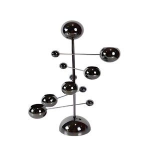 Spiral Candle Holder - Black