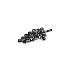 Crystal Grapes Ornament - Silver