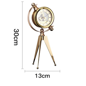 Antique Table Clock - Gold