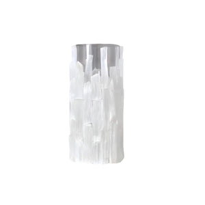 Mosaic Crystal Chip Vase - 28 cm