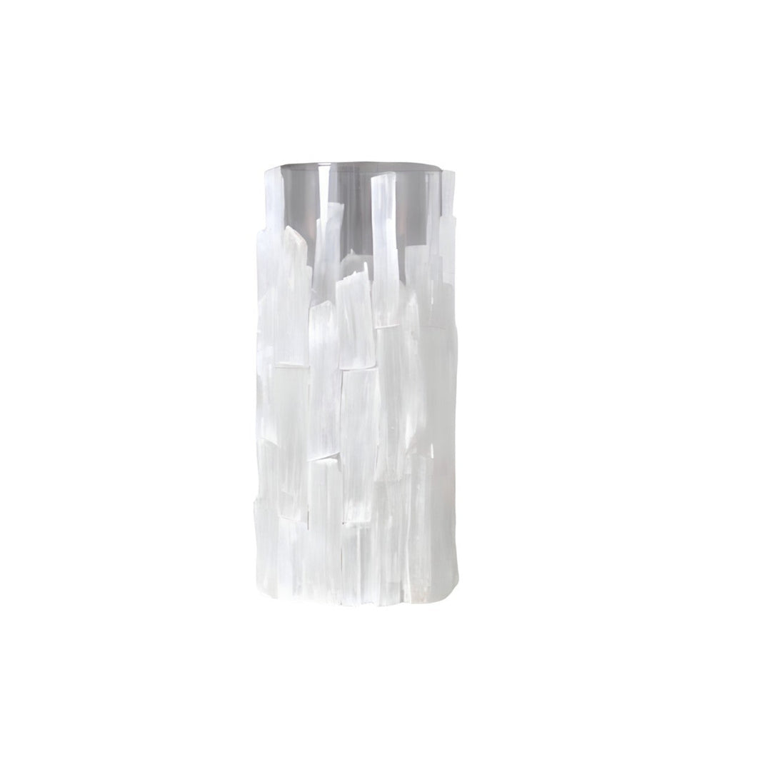 Mosaic Crystal Chip Vase - 28 cm