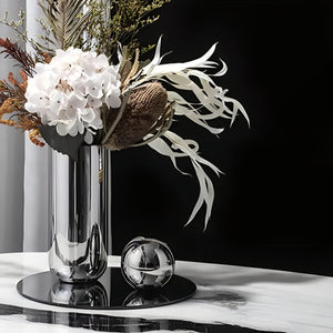 Classic Silver Vase Set