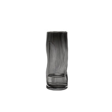 Load image into Gallery viewer, Asymmetric Glass Flower Vase - Grey , 25 cm
