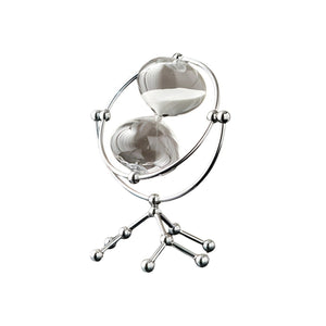 Molecule Inspired Sand Timer - Silver