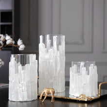 Load image into Gallery viewer, Mosaic Crystal Chip Vase - 28 cm
