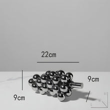 Load image into Gallery viewer, Crystal Grapes Ornament - Silver
