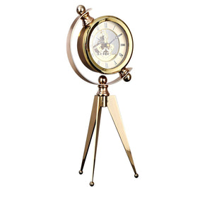 Antique Table Clock - Gold
