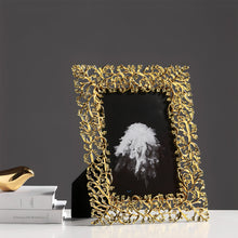 Load image into Gallery viewer, Gold Leaf Photo Frame - 24 cm
