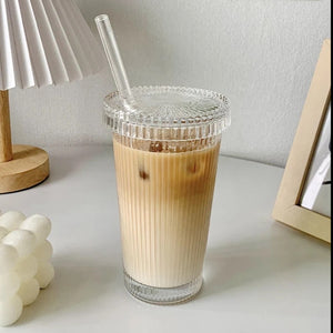 Glass Tumbler - Transparent, 375 ml