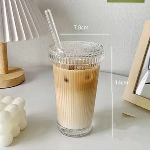 Glass Tumbler - Transparent, 375 ml