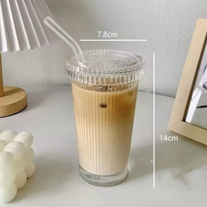 Glass Tumbler - Transparent, 375 ml
