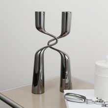 Load image into Gallery viewer, H Shaped Candle Holder - Grey, 30 cm
