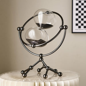 Molecule Inspired Sand Timer - Grey
