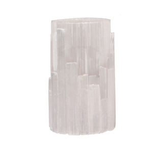 Crystal Glass Candle Holder - 18 cm