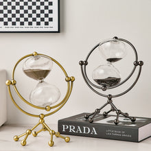 Load image into Gallery viewer, Molecule Inspired Sand Timer - Gold

