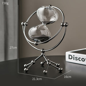 Molecule Inspired Sand Timer - Grey
