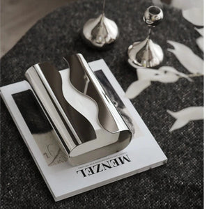 Avant- Grade Tissue Holder - Silver,  20 cm