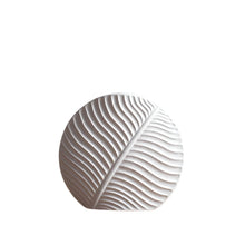 Load image into Gallery viewer, Leaf Ceramic Vase - White, 25.5 cm
