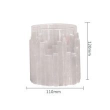 Load image into Gallery viewer, Crystal Glass Candle Holder - 12 cm
