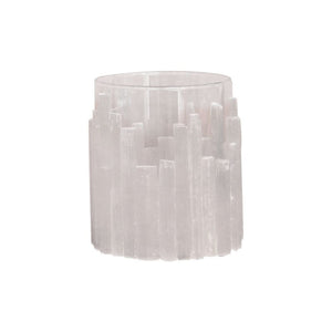 Crystal Glass Candle Holder - 12 cm