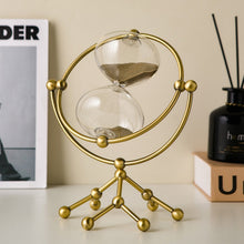 Load image into Gallery viewer, Molecule Inspired Sand Timer - Gold

