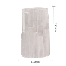 Load image into Gallery viewer, Crystal Glass Candle Holder - 18 cm
