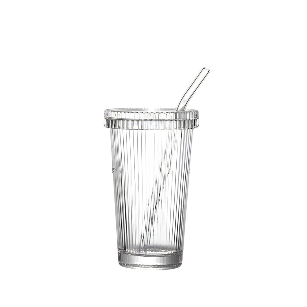 Glass Tumbler - Transparent, 375 ml