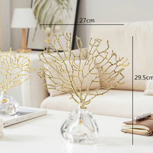 Load image into Gallery viewer, Coral Ornament - Gold, 29.5 cm
