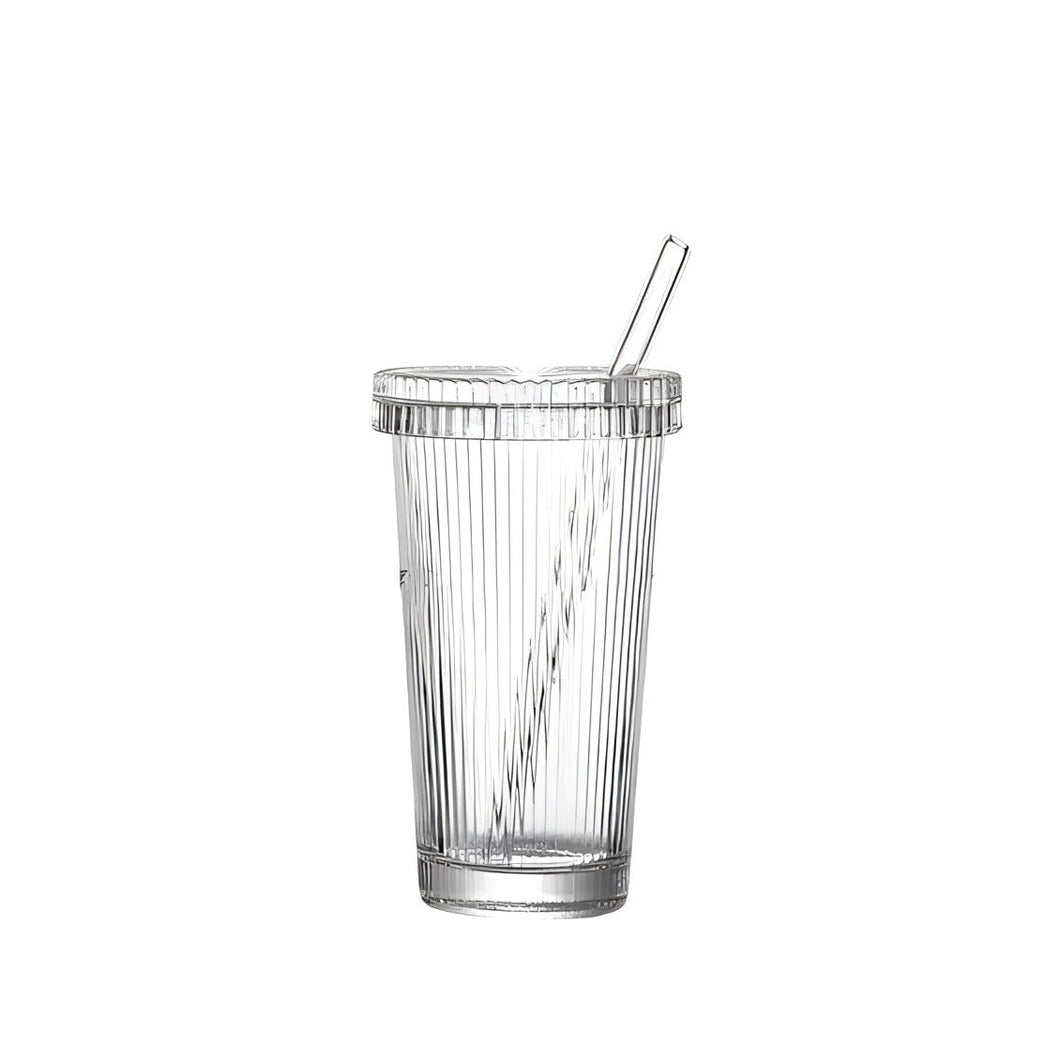 Glass Tumbler - Transparent, 375 ml