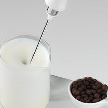 Load image into Gallery viewer, 3 In 1 Rechargeable Electric Milk Frother - White

